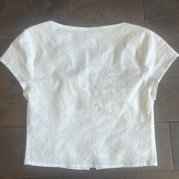 Abercrombie hook-and-eye cropped slim top - Picture 4 of 4